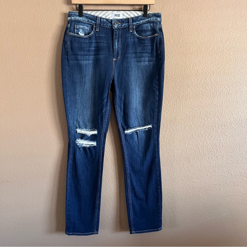 PAIGE Carter Slim Distressed Jeans Size 29
